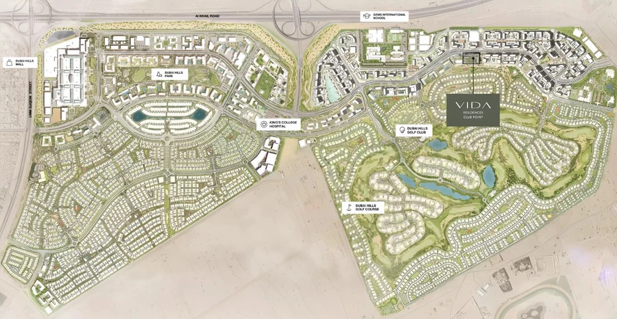 Vida Residences Club Point master plan