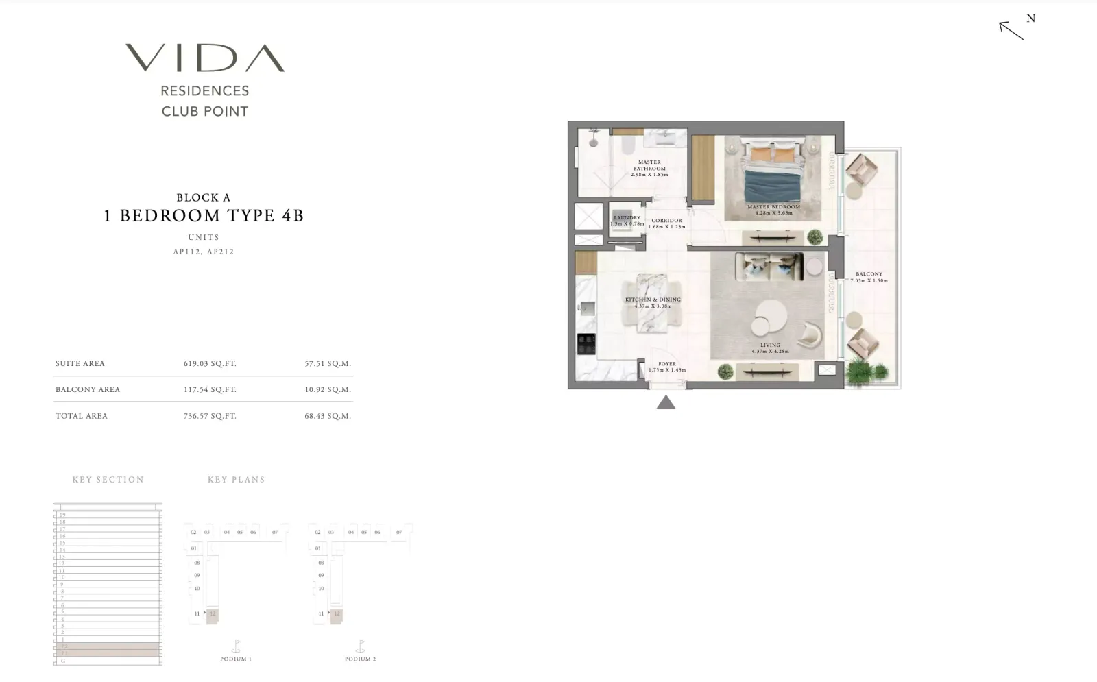 Floor plan for Type 4B