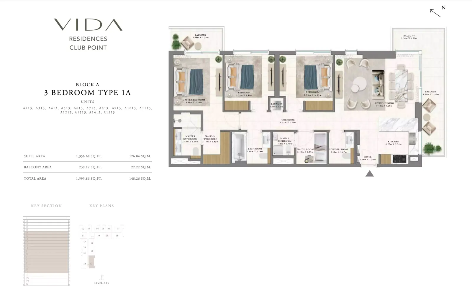 Floor plan for Typ 1A
