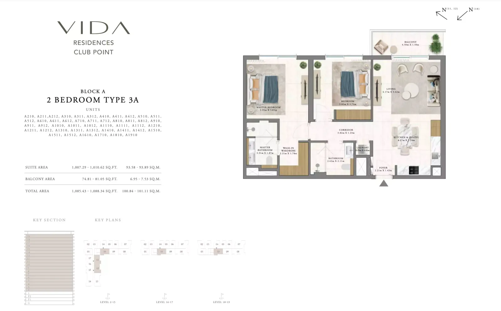 Floor plan for Type 3A