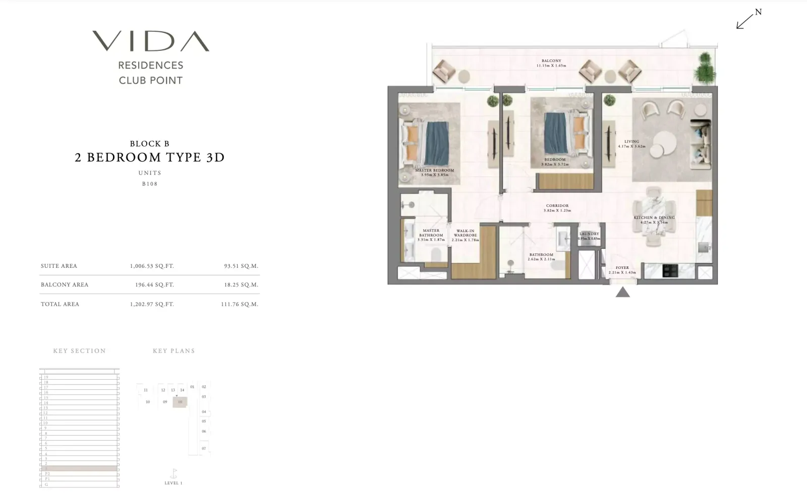 Floor plan for Type 3D