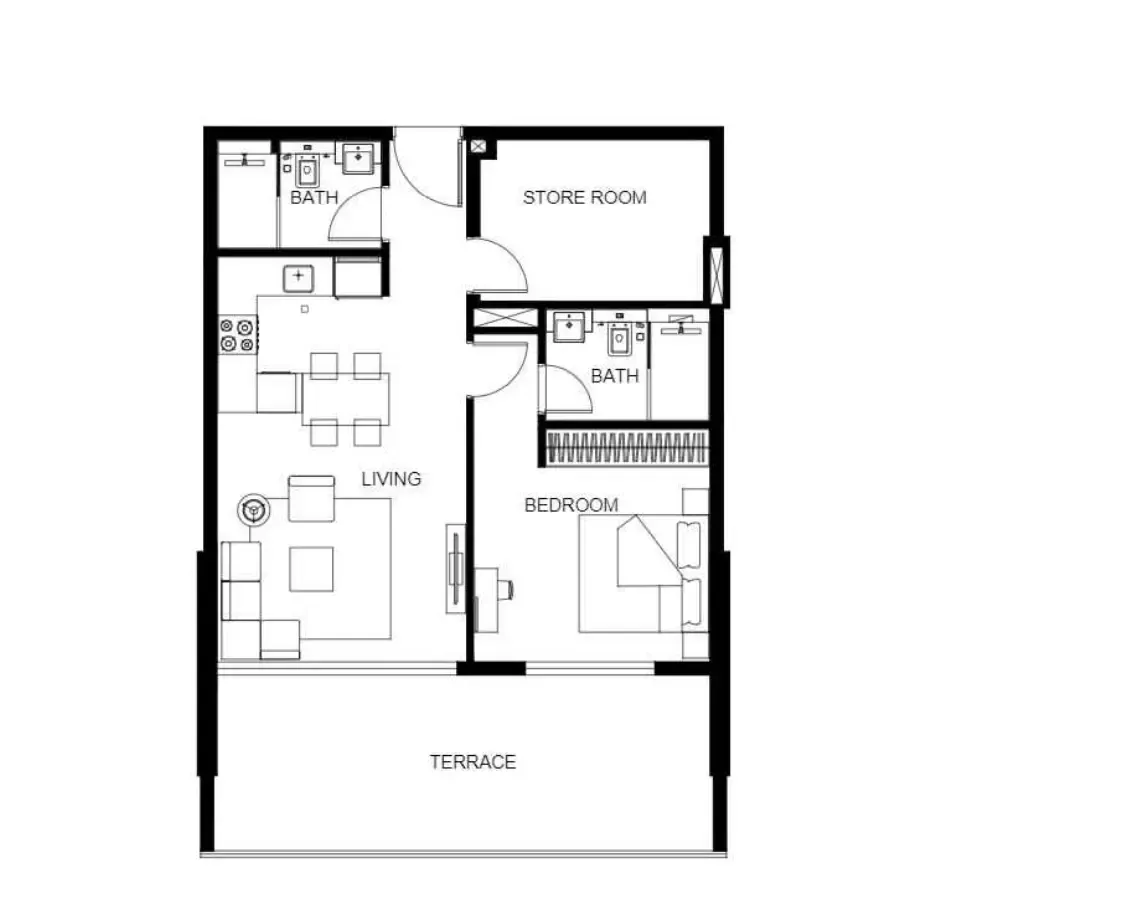 Floor plan for Type 17