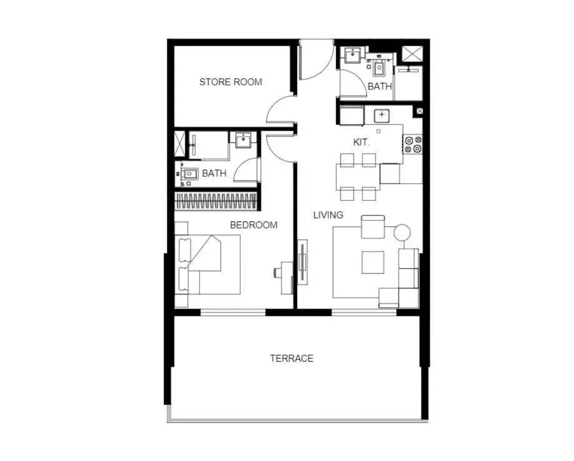 Floor plan for Type 16