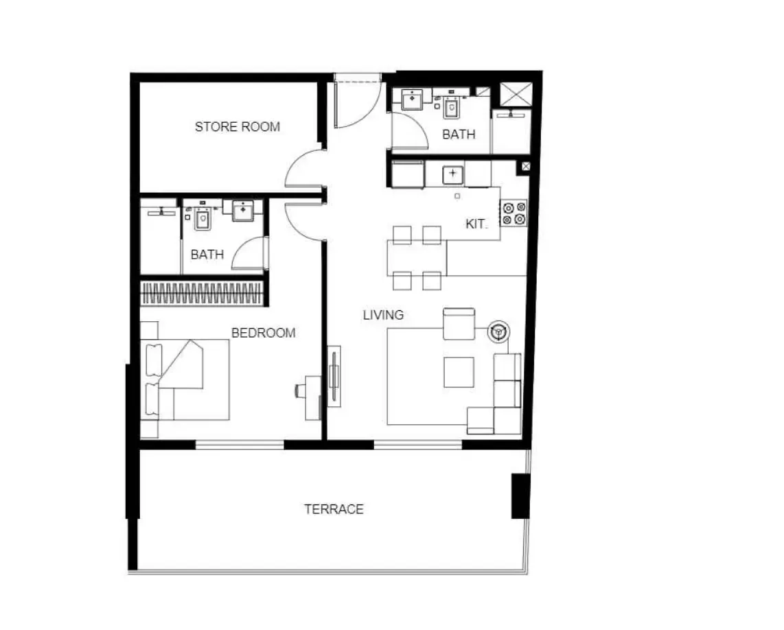 Floor plan for Type 19