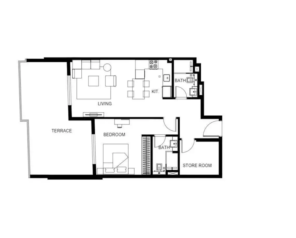 Floor plan for Type 21