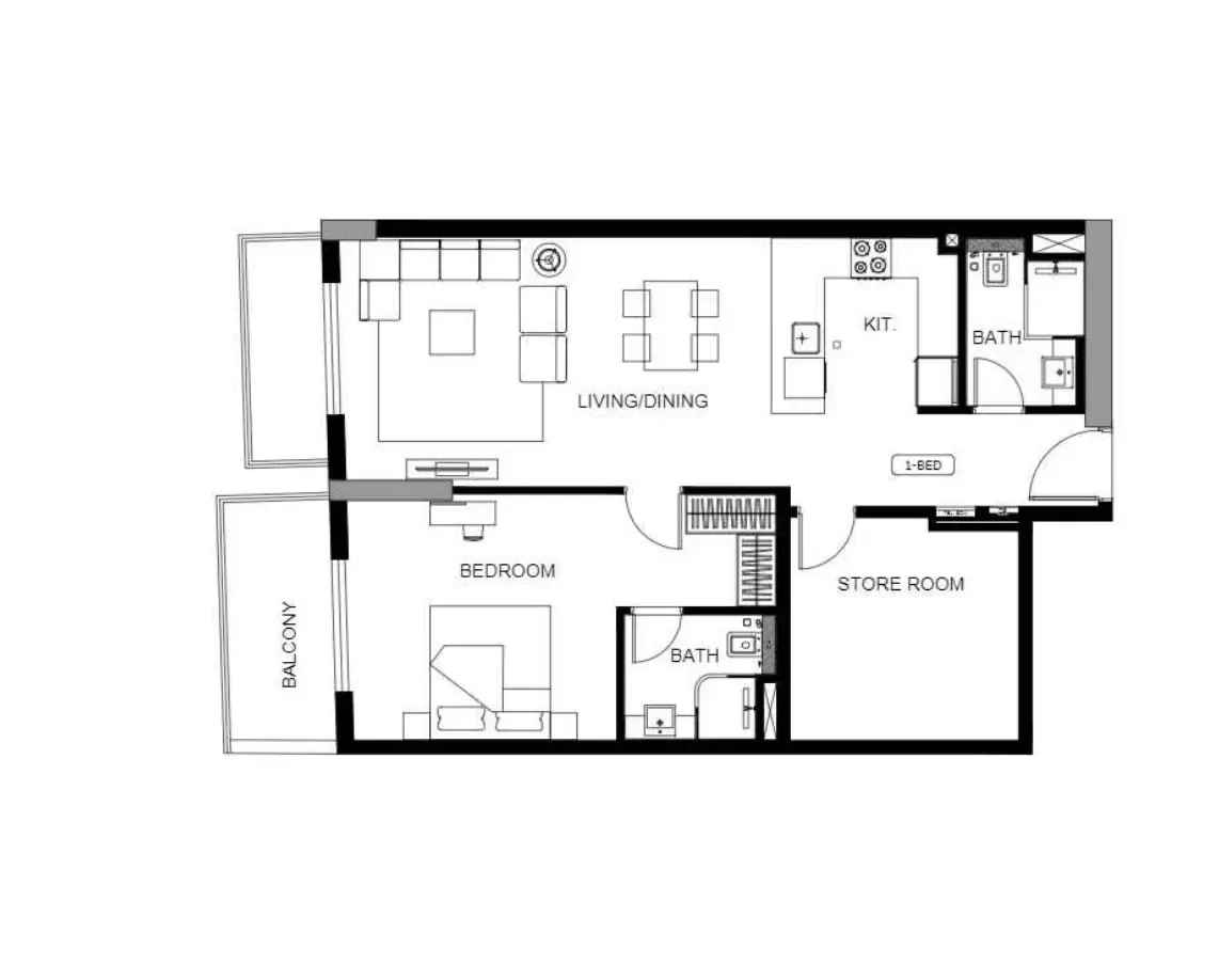 Floor plan for Type 4