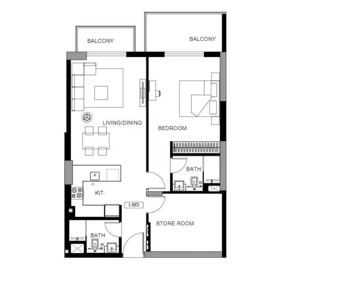Floor plan for Type 23