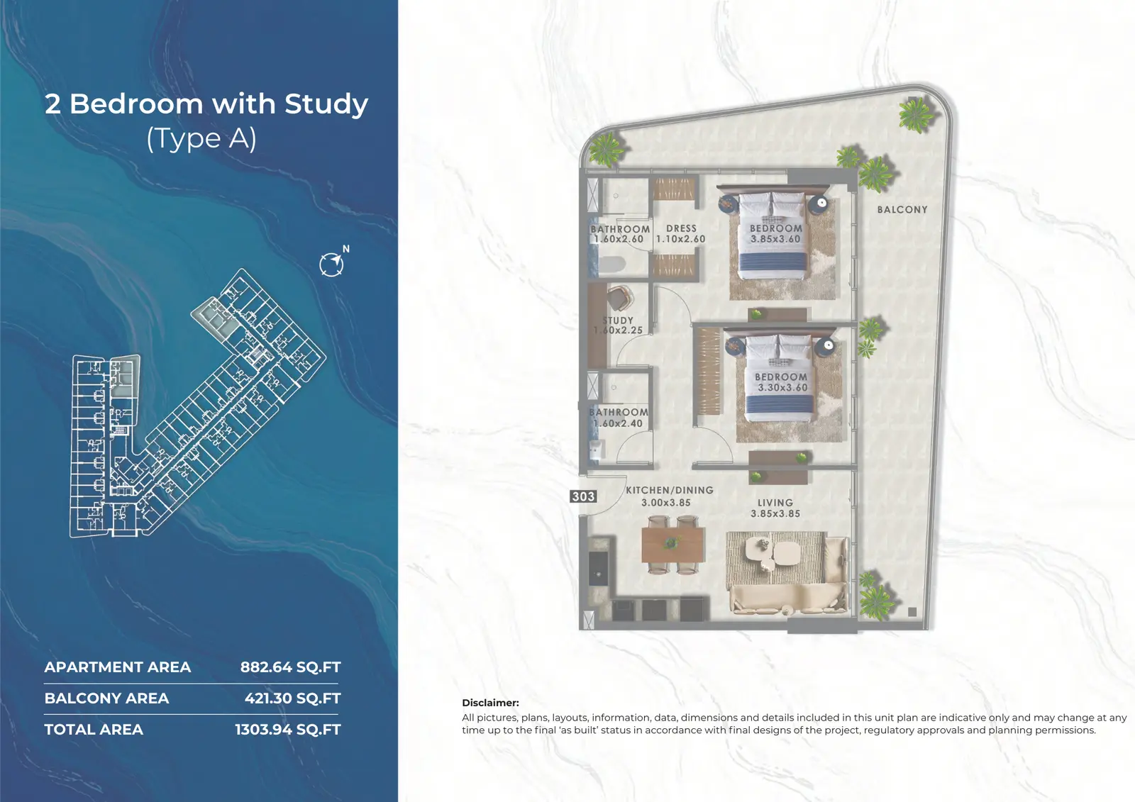 Floor plan for Type A