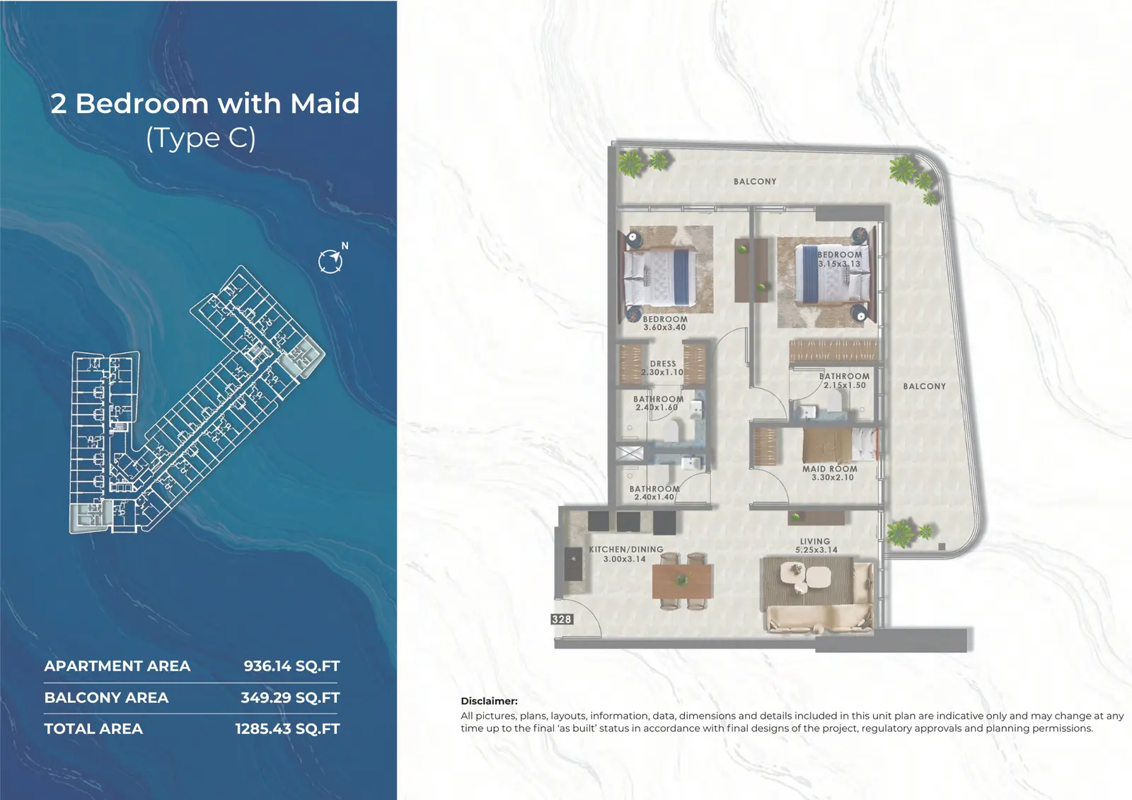 Floor plan for Type C