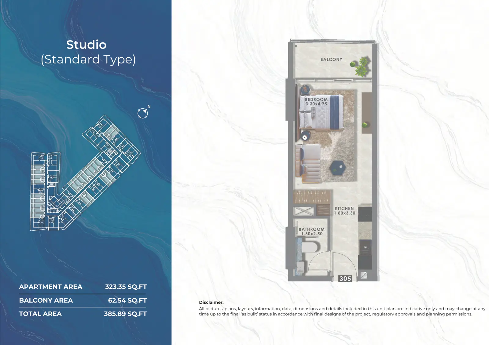 Floor plan for Type A