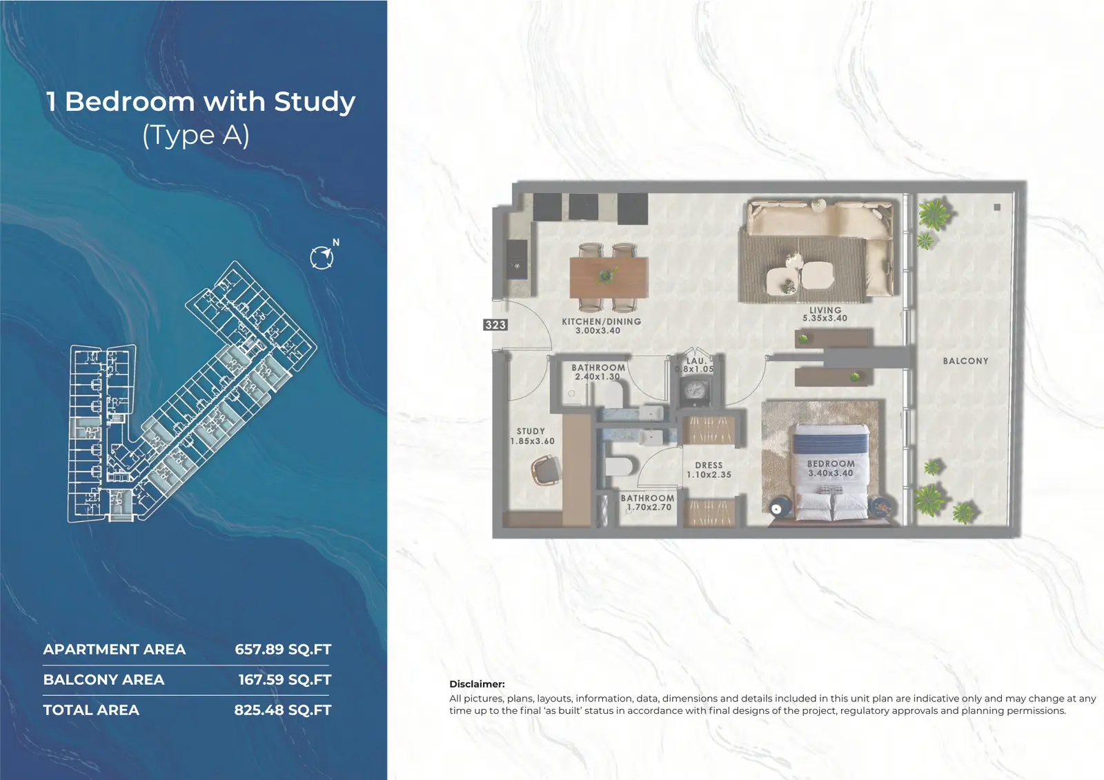 Floor plan for Type A