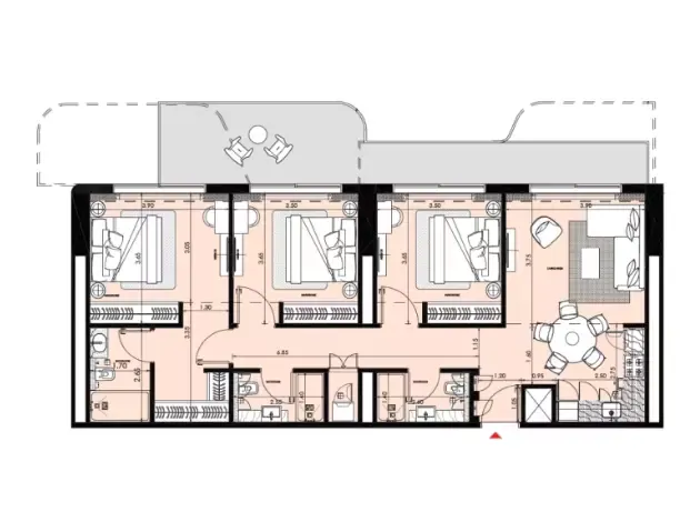 Floor plan for Type A