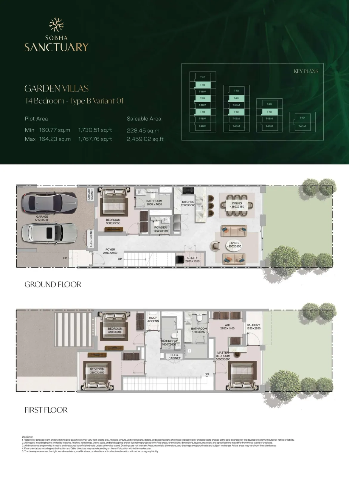 Floor plan for Type B1