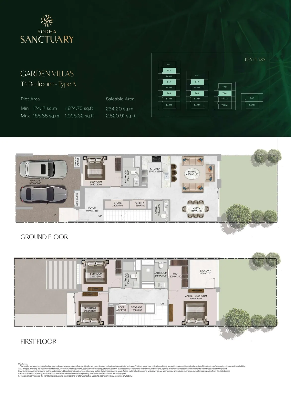 Floor plan for Type A