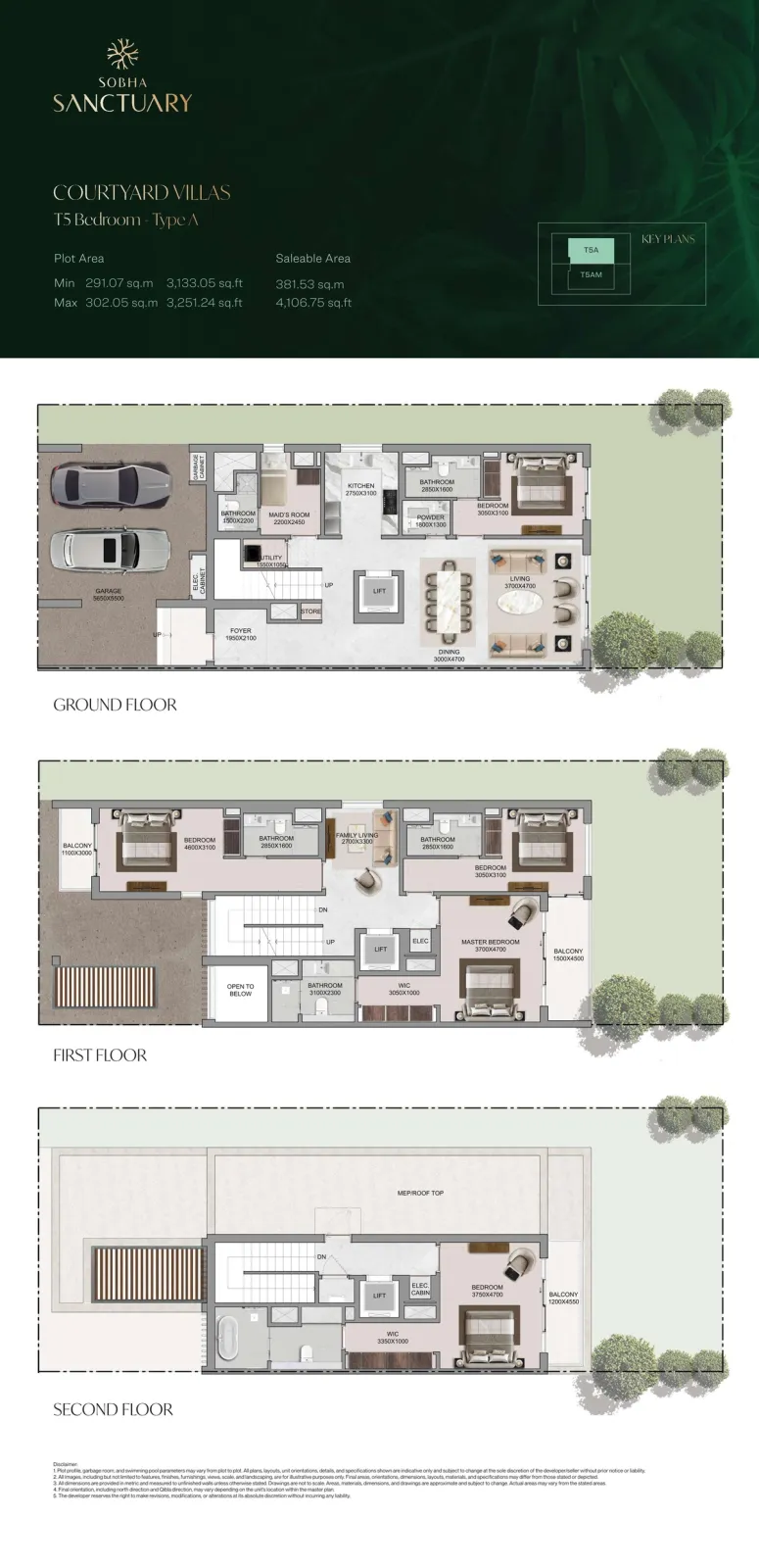 Floor plan for Type A