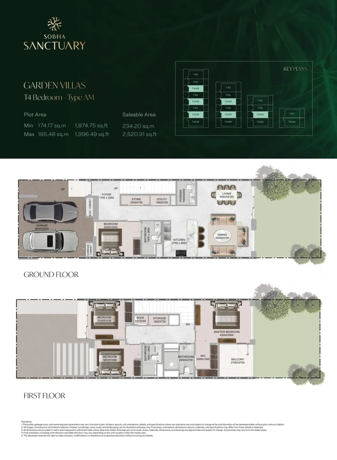 Floor plan for Type AM