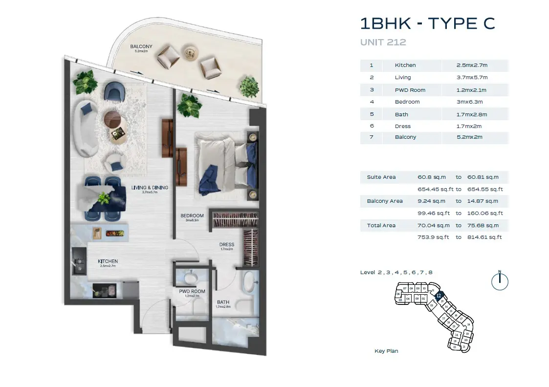 Floor plan for Type C