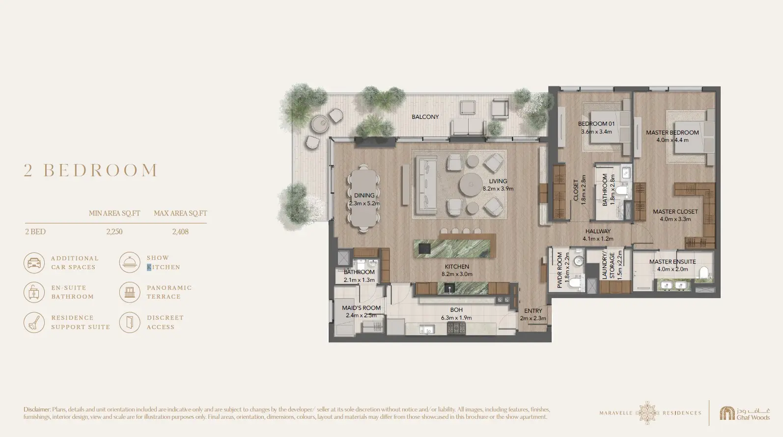 Floor plan for Type A