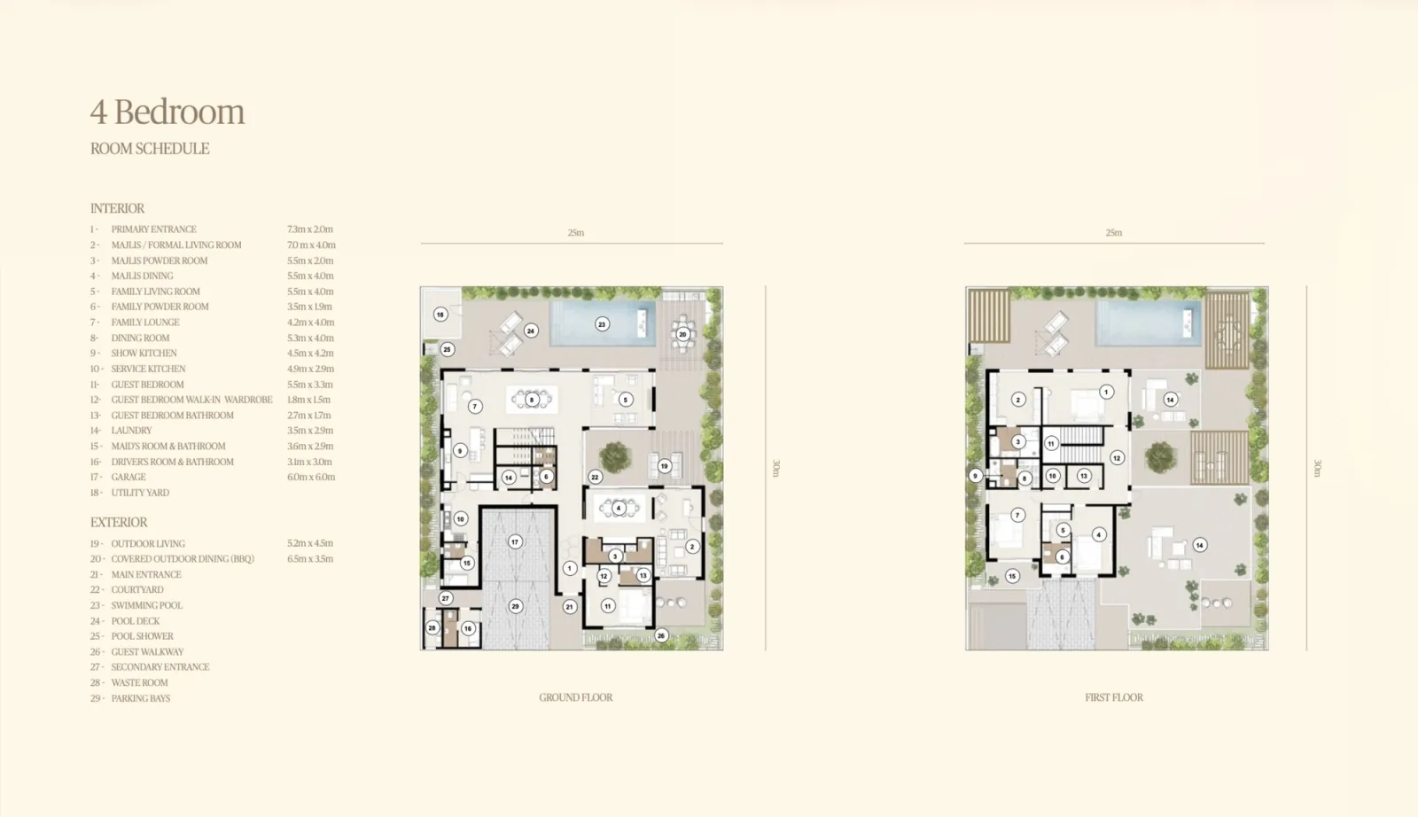 Floor plan for Type A