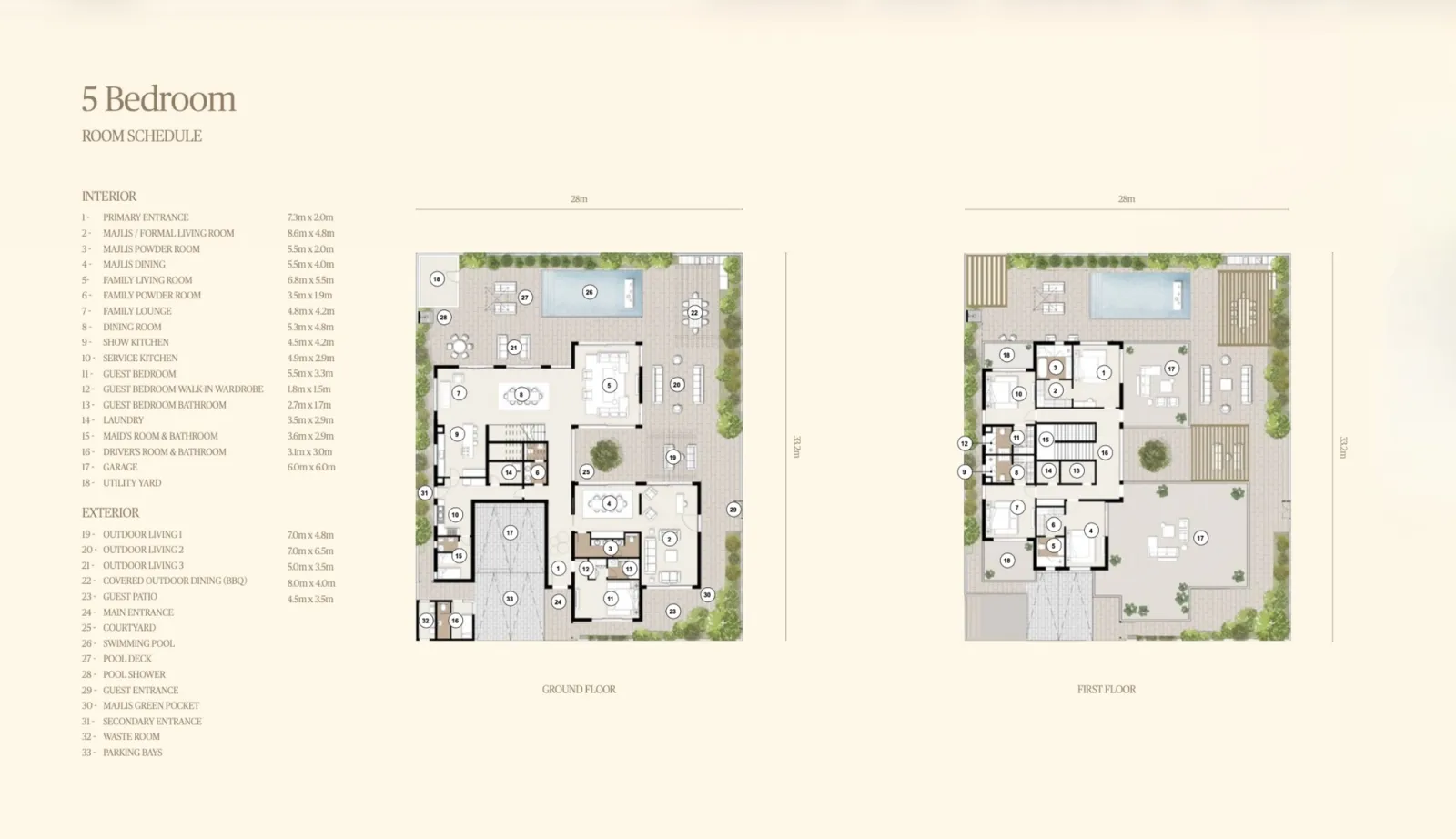 Floor plan for Type A
