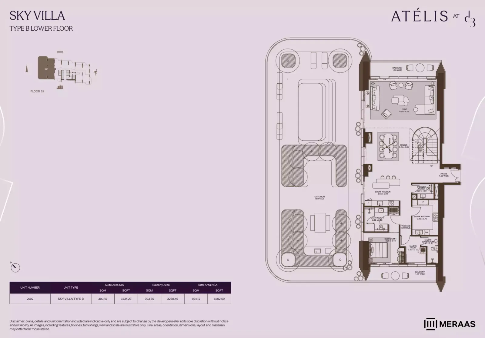 Floor plan for Type B