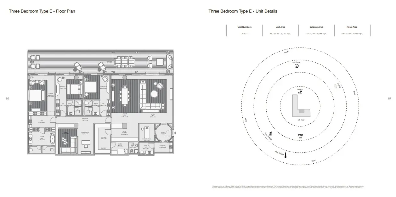 Floor plan for Type E