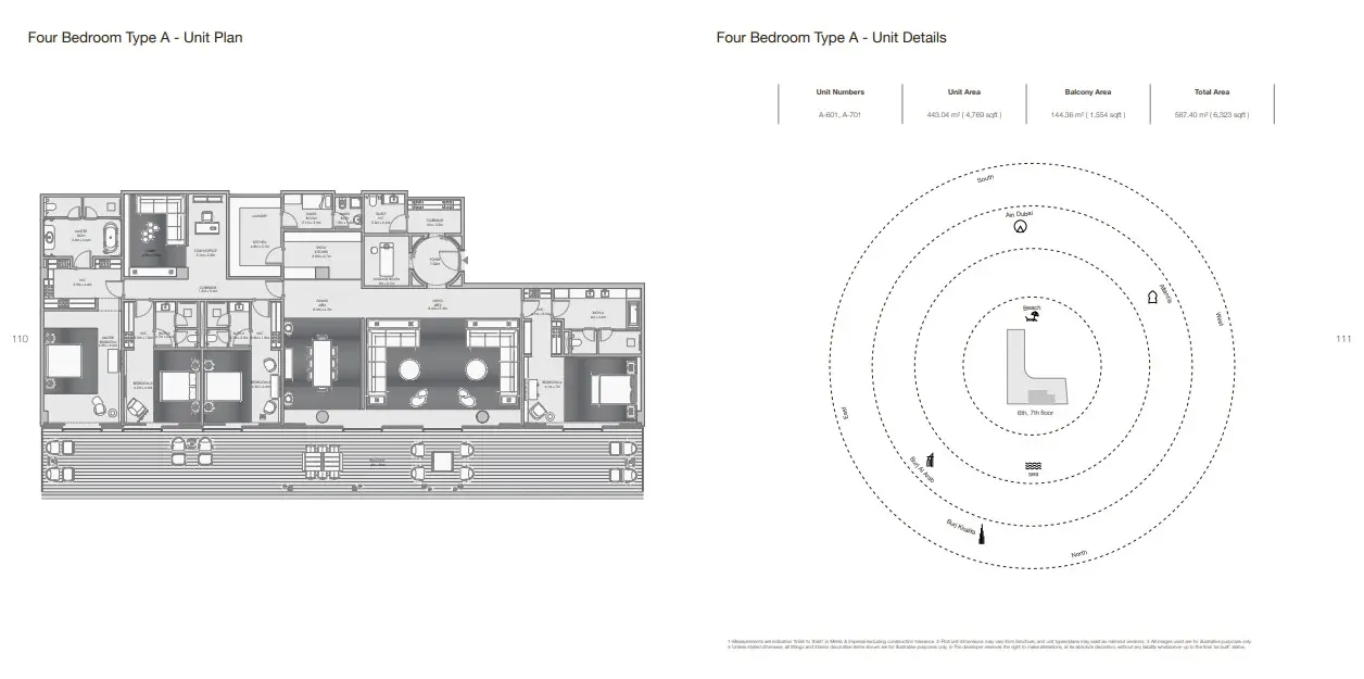 Floor plan for Type A