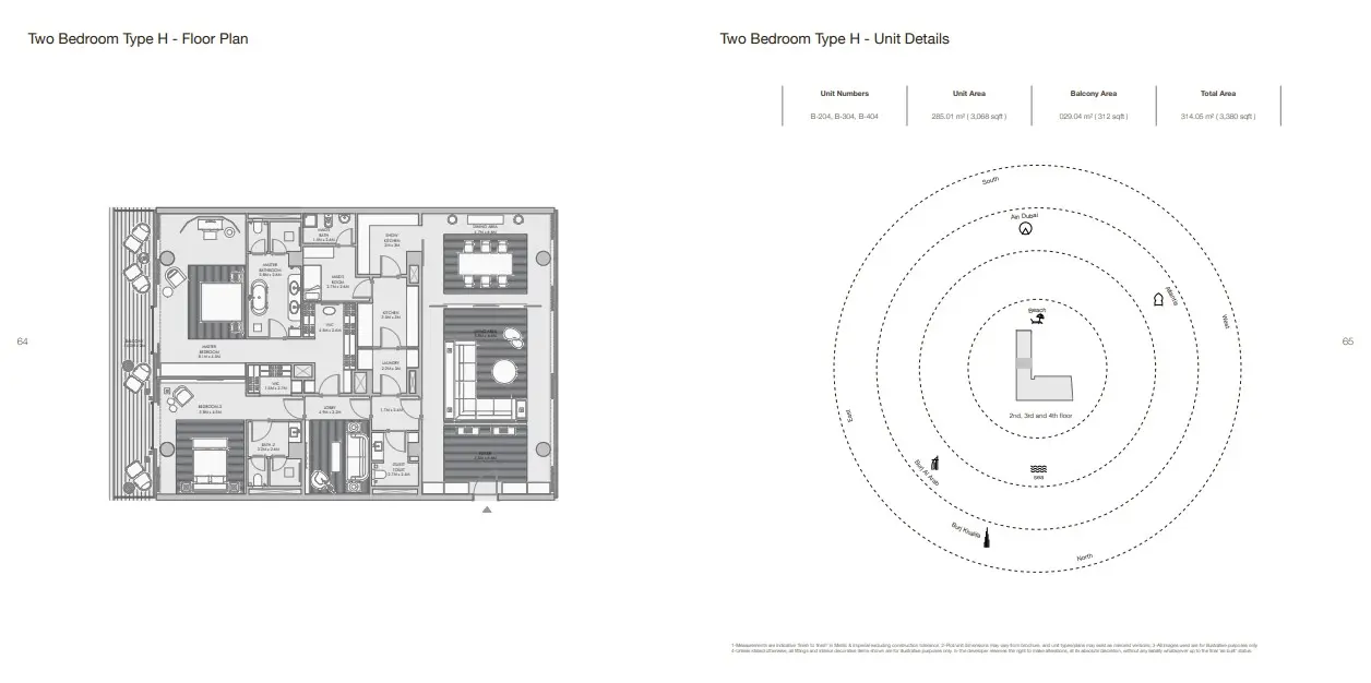 Floor plan for Type H