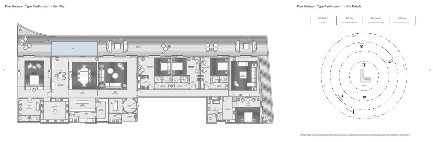 Floor plan for Type 1