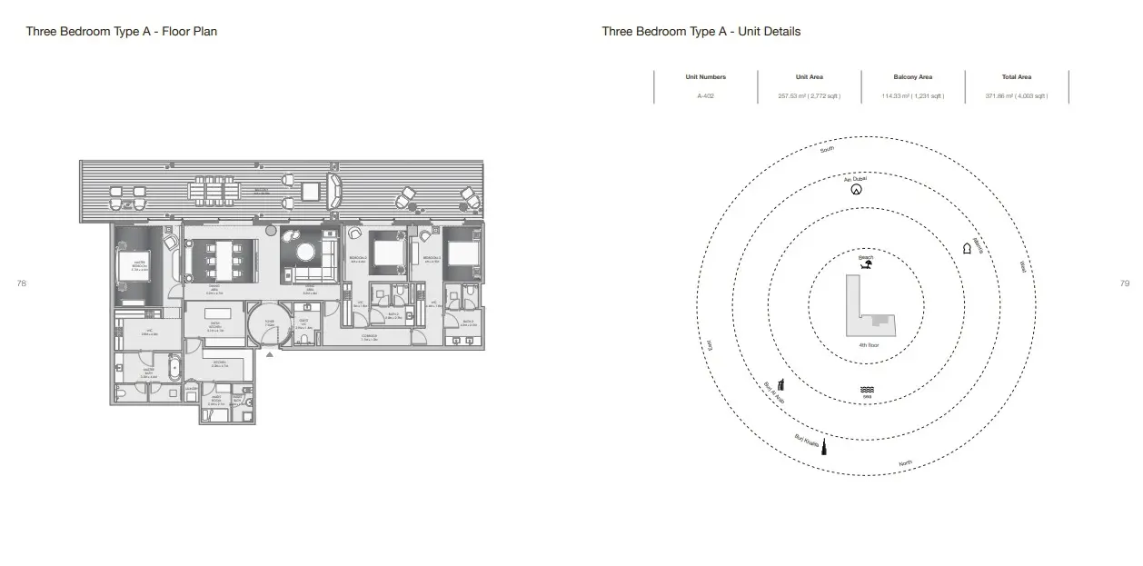 Floor plan for Type A