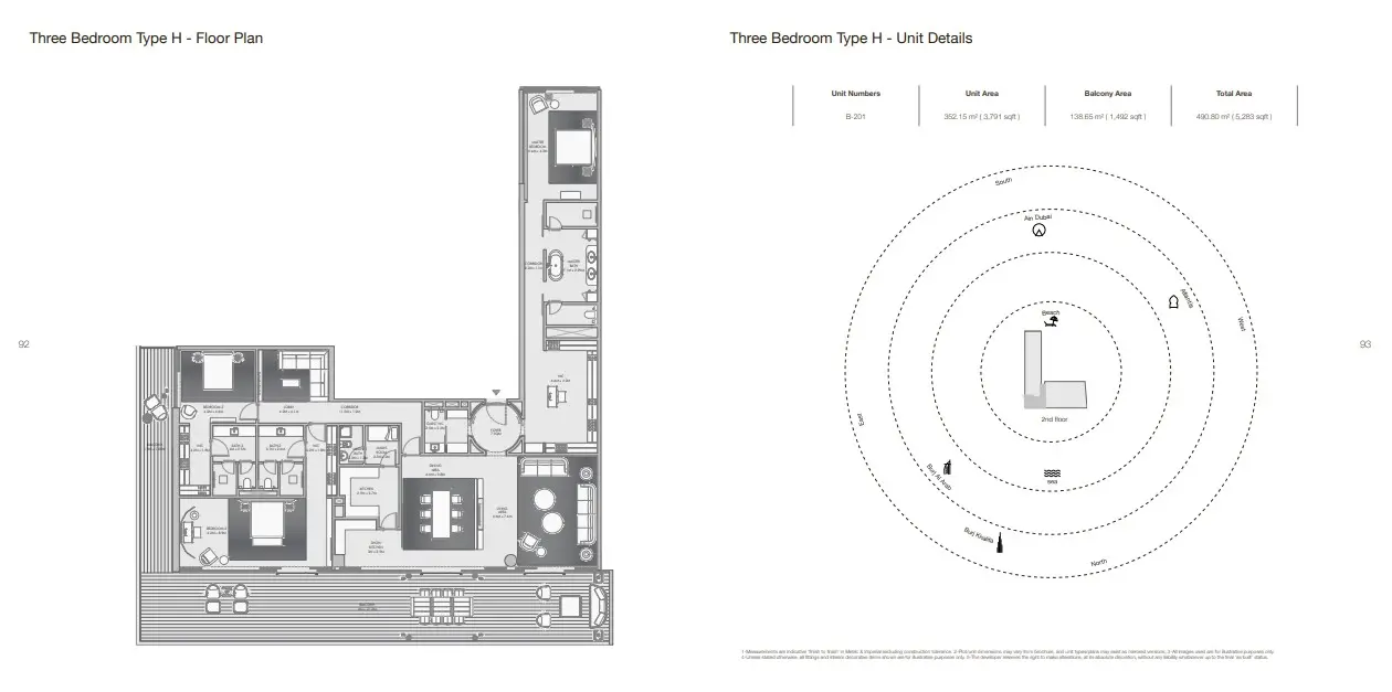 Floor plan for Type H