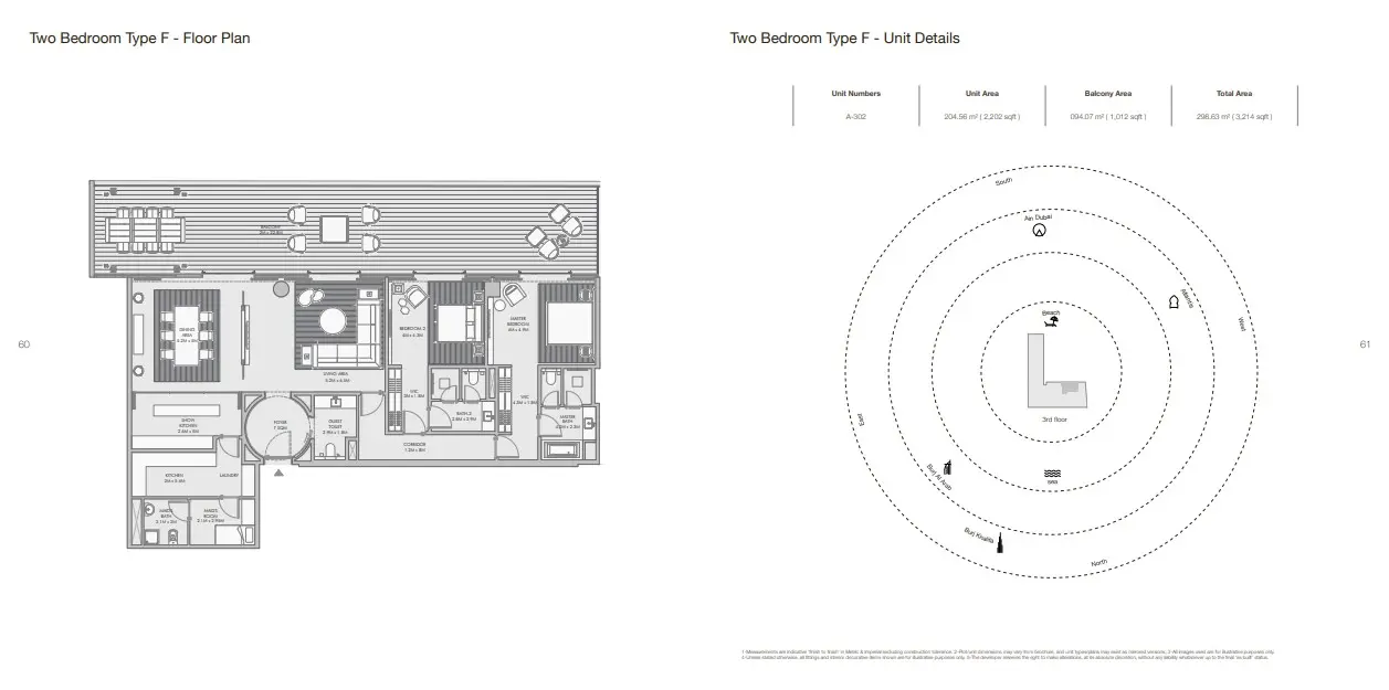 Floor plan for Type F