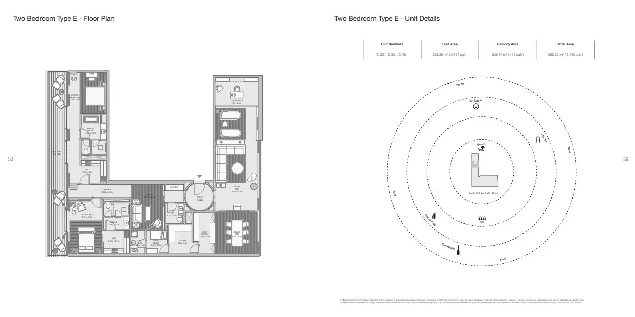 Floor plan for Type E