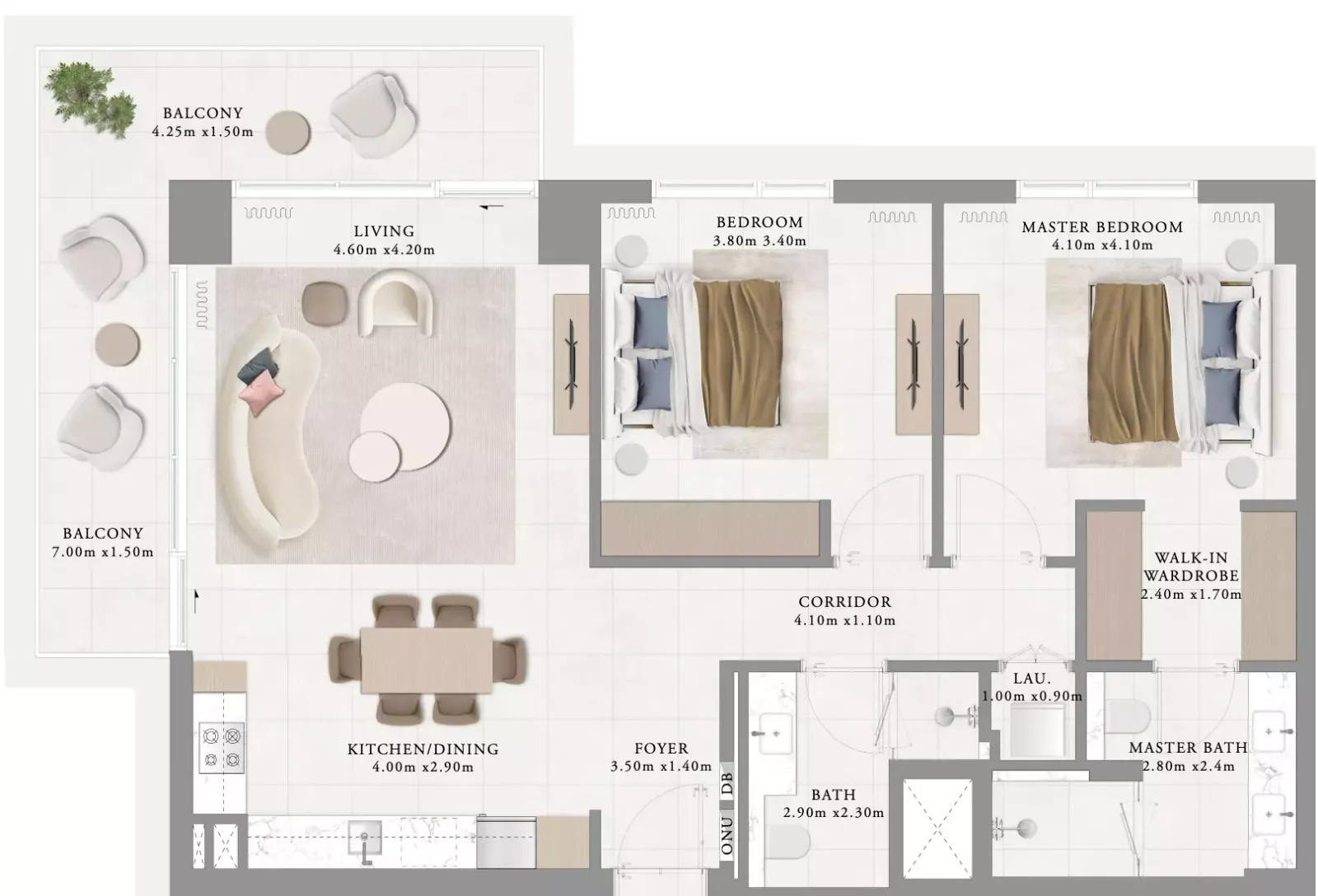 Floor plan for Type 11