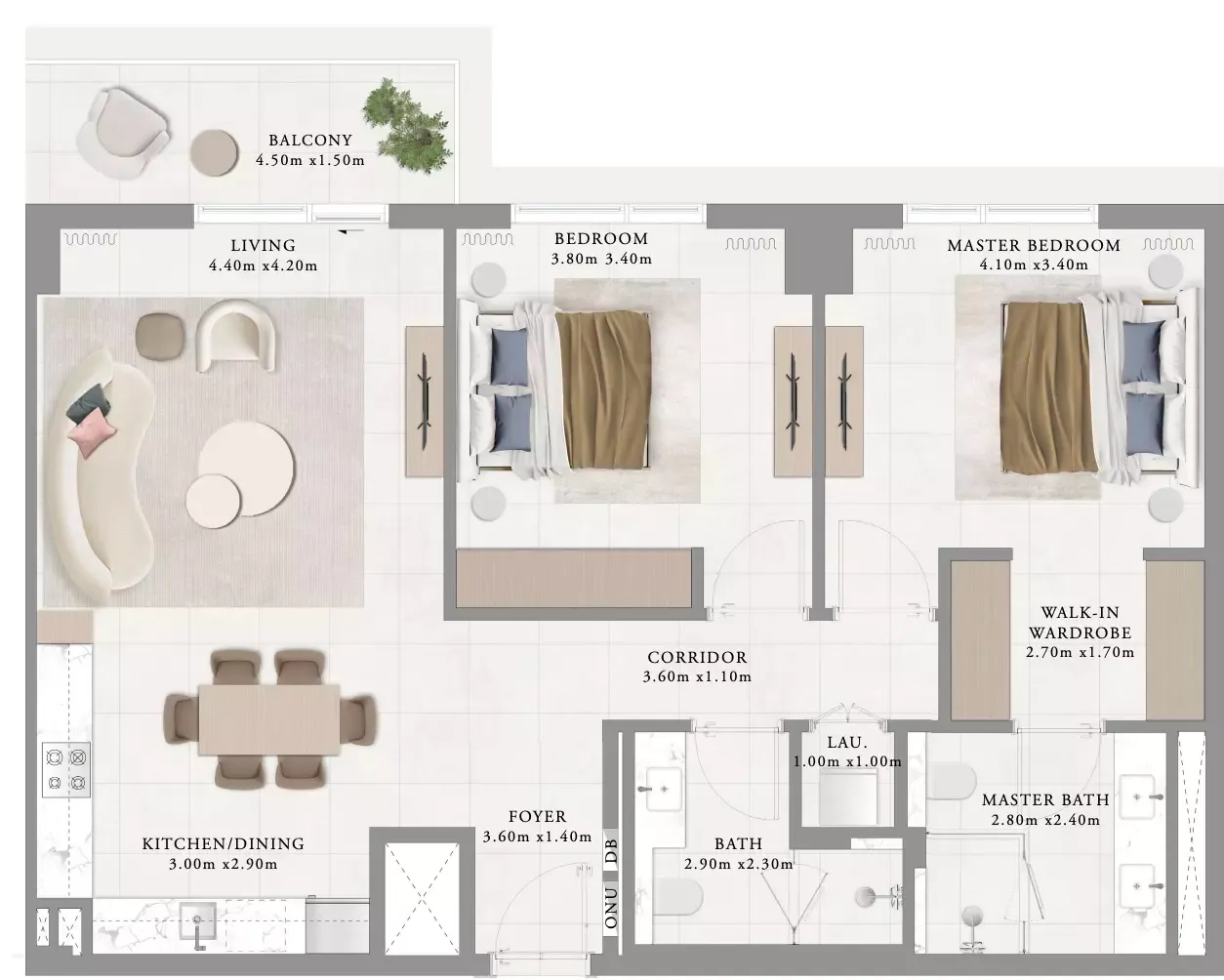 Floor plan for Type 4