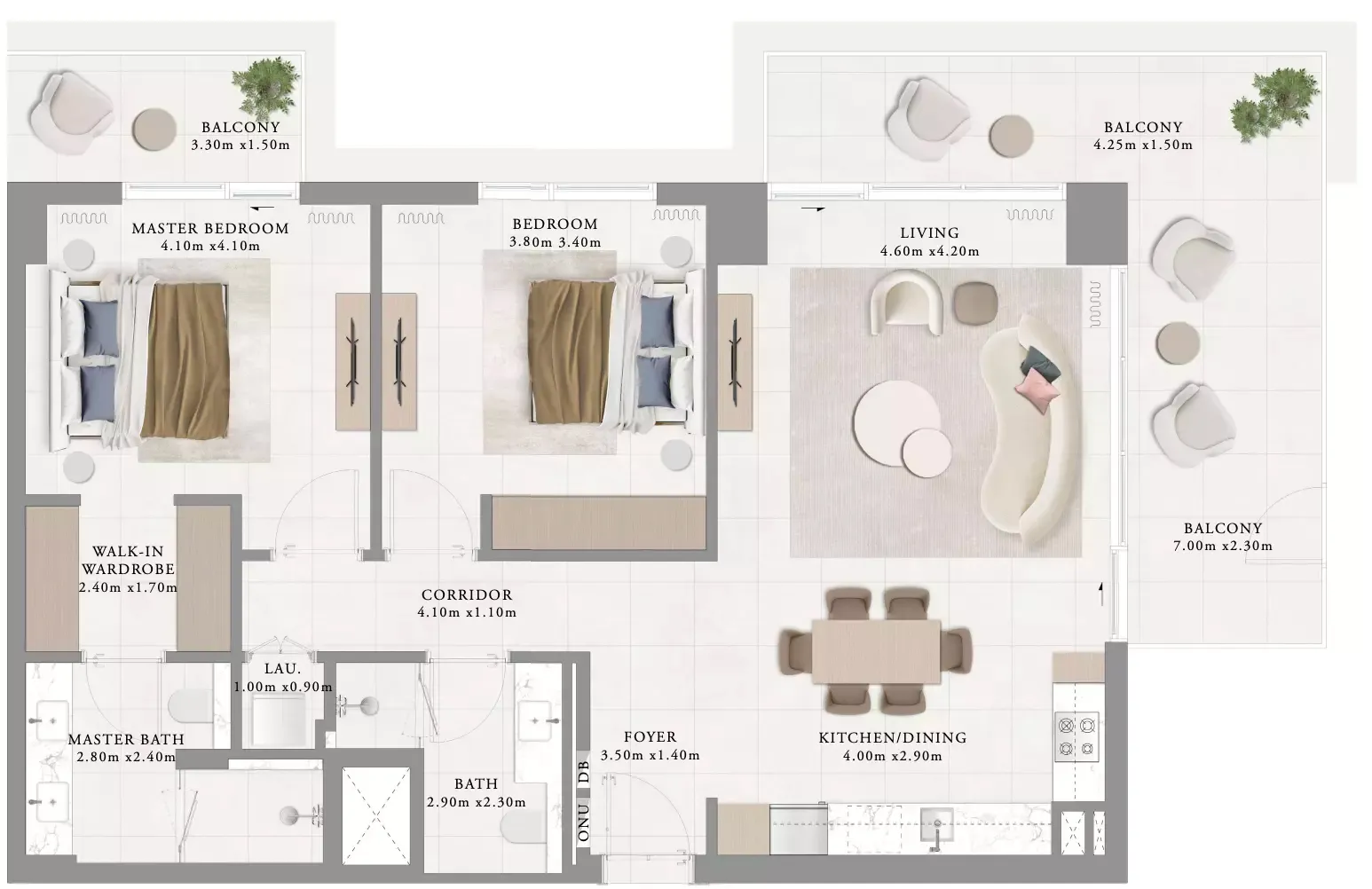 Floor plan for Type 10