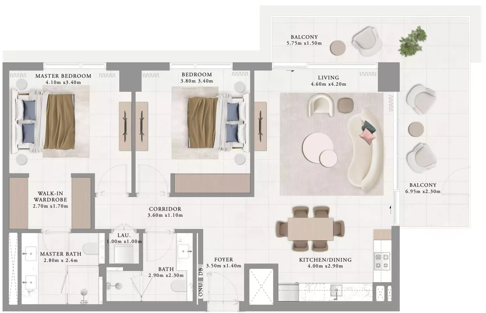 Floor plan for Type 6