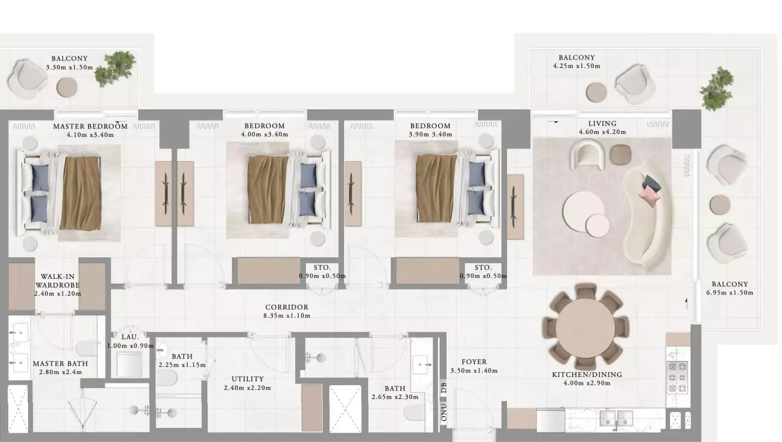 Floor plan for Type 4