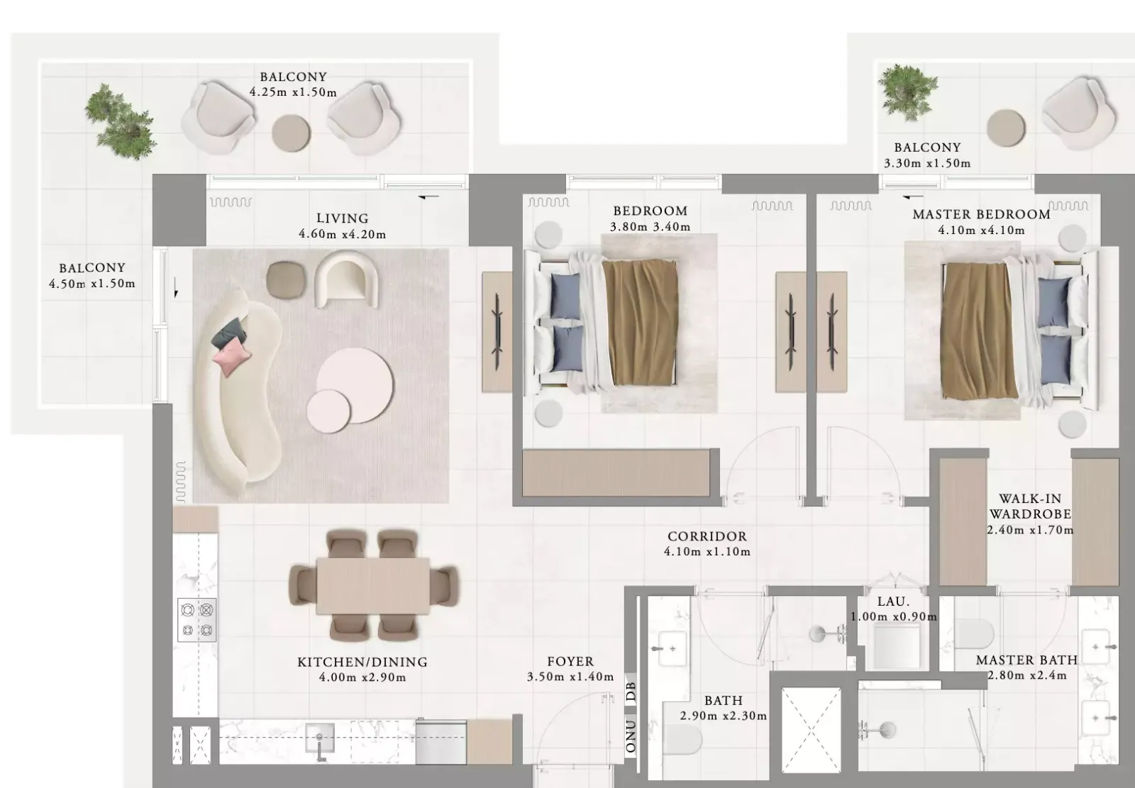 Floor plan for Type 7