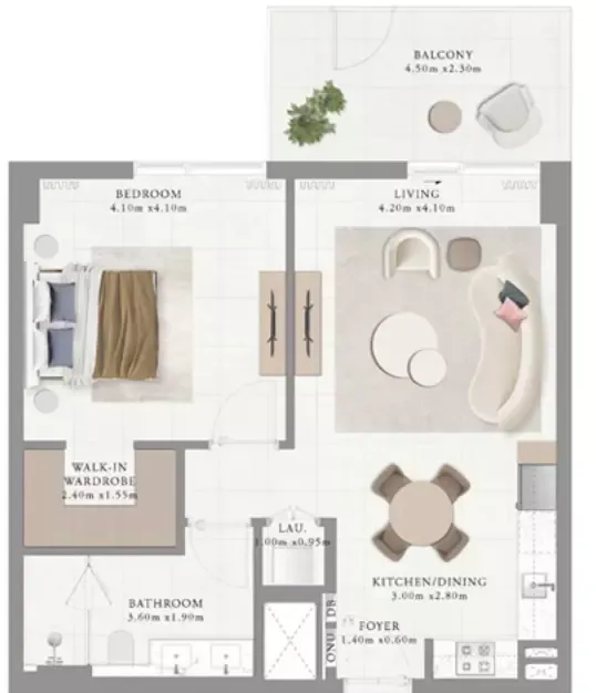 Floor plan for Type 3