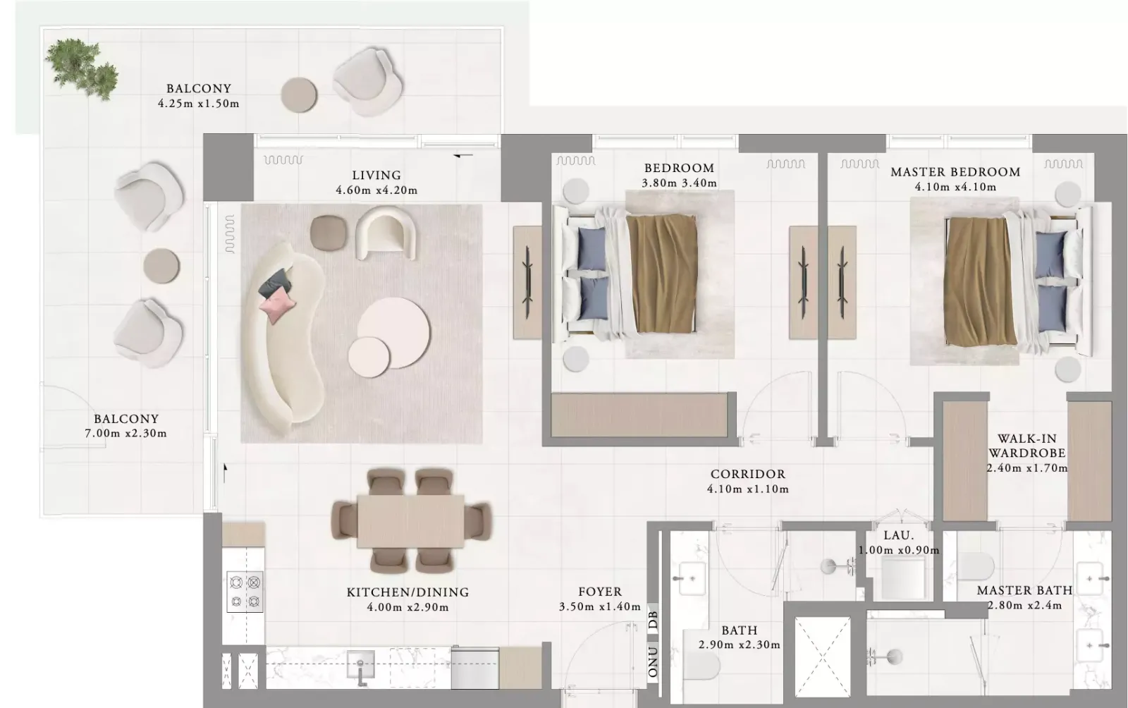 Floor plan for Type 10