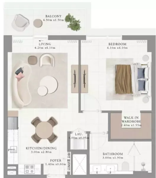 Floor plan for Type 9