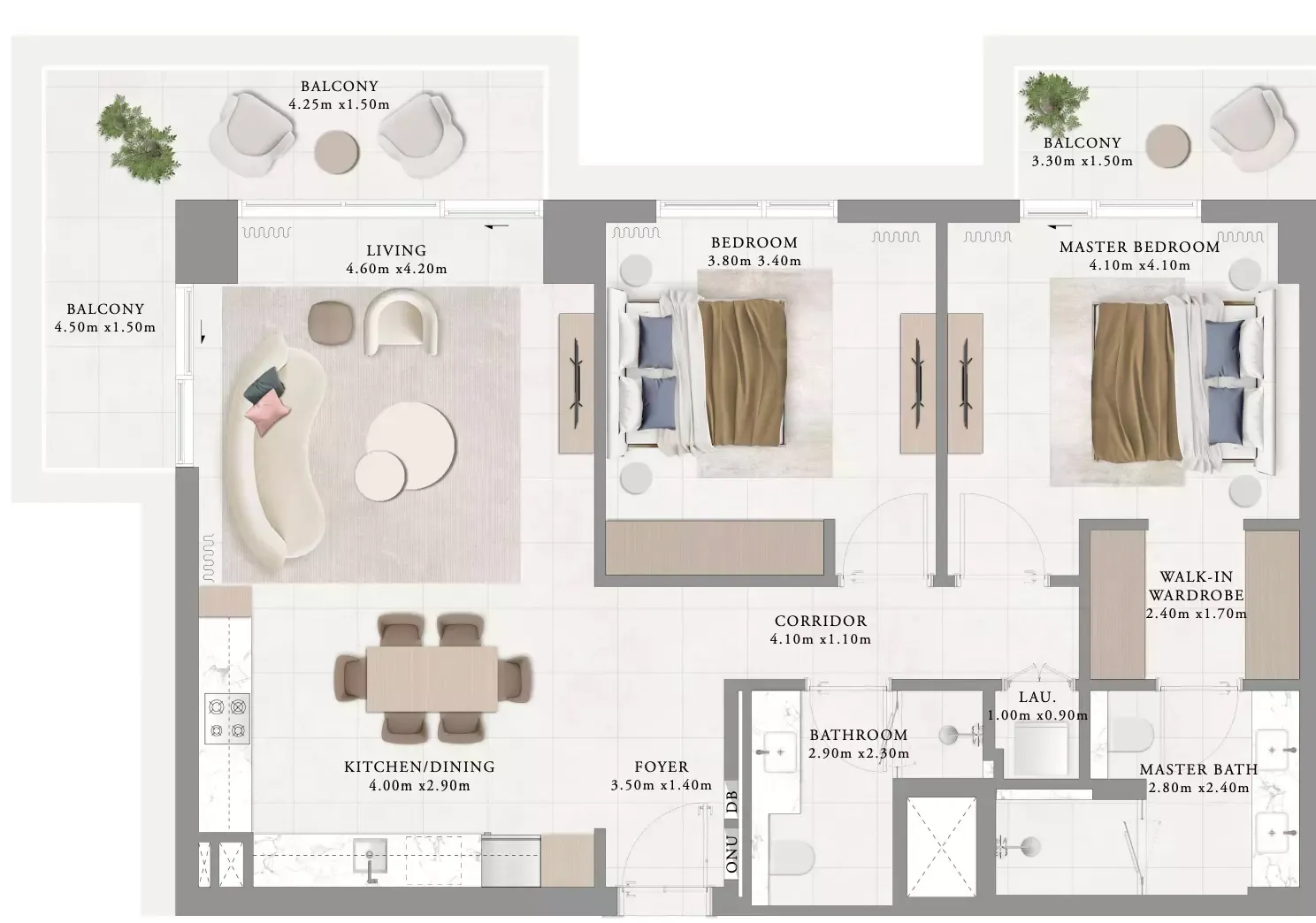 Floor plan for Type 11
