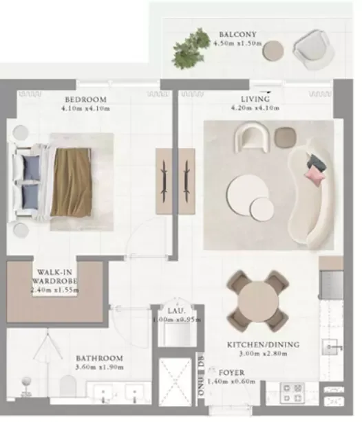 Floor plan for Type 6