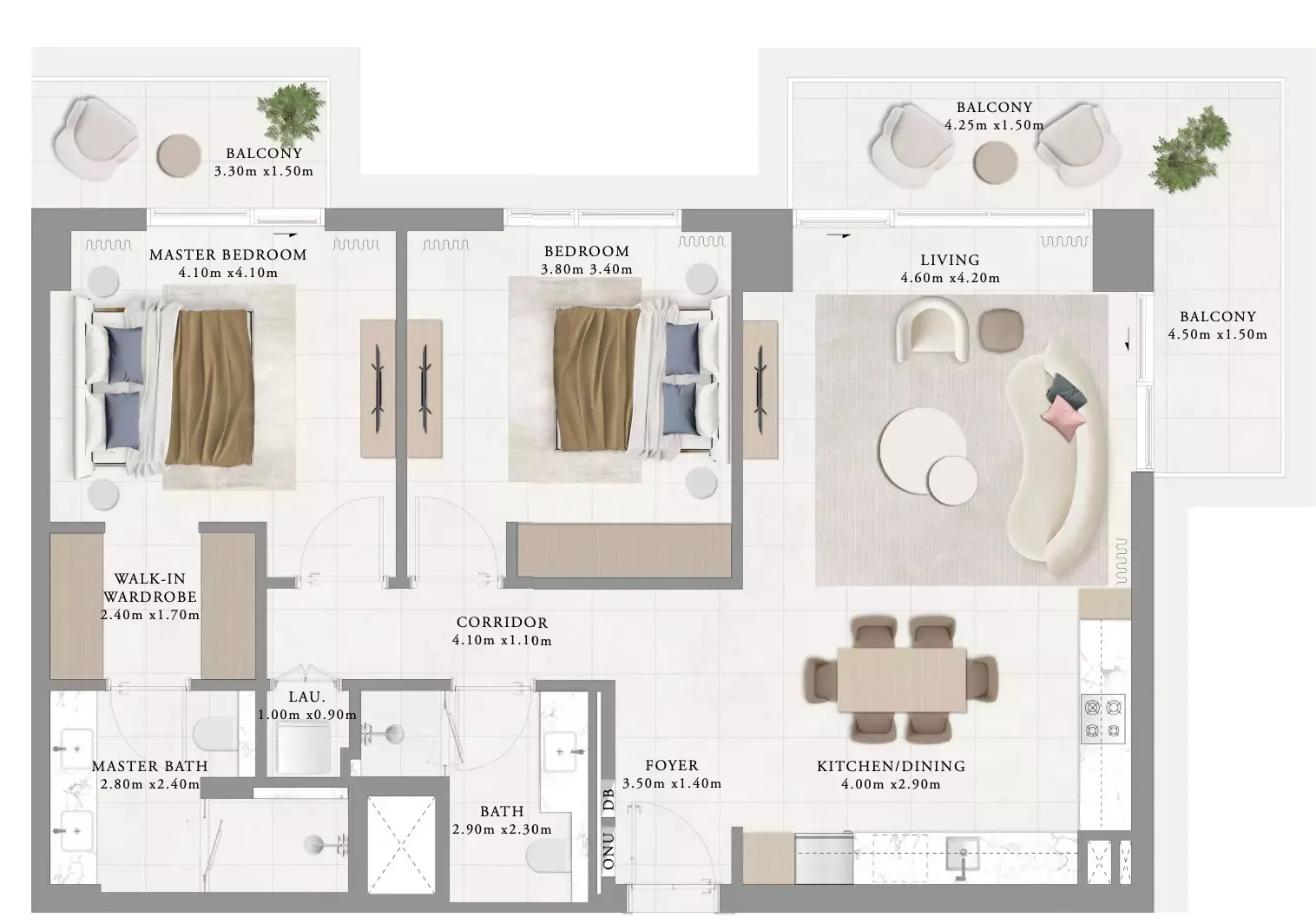 Floor plan for Type 15