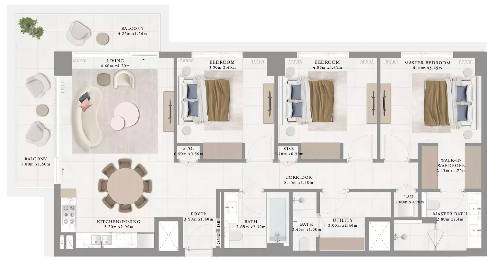 Floor plan for Type 2