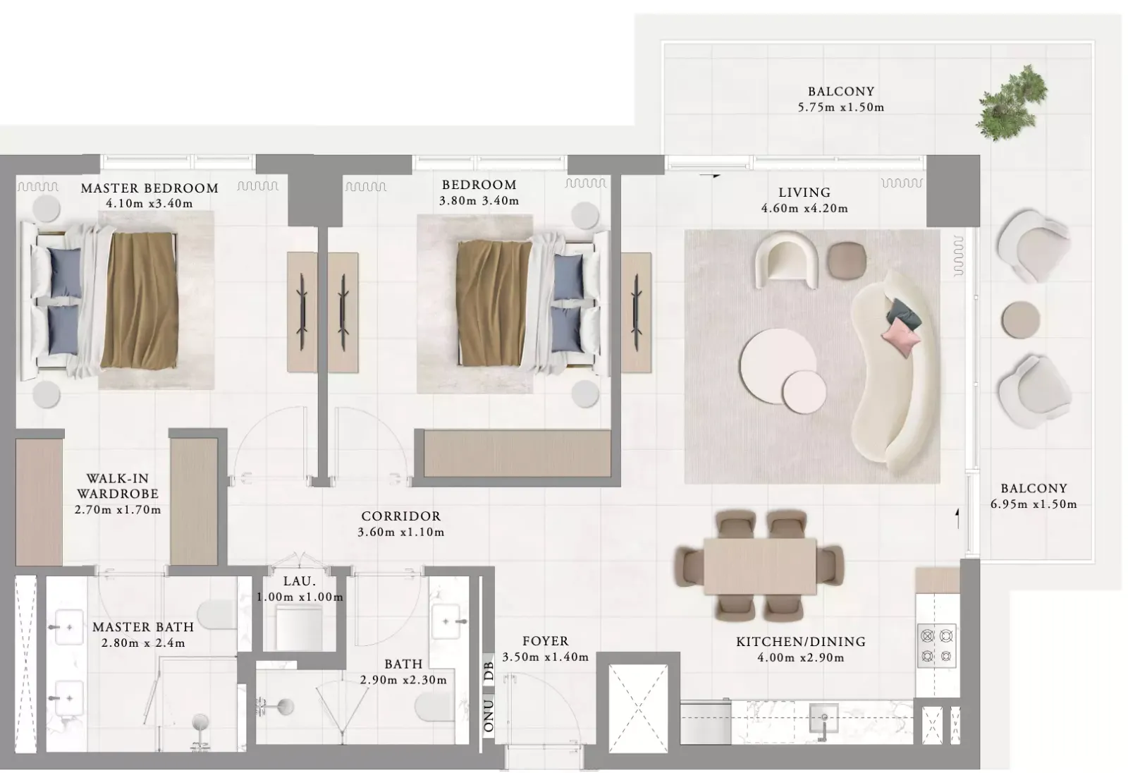 Floor plan for Type 5