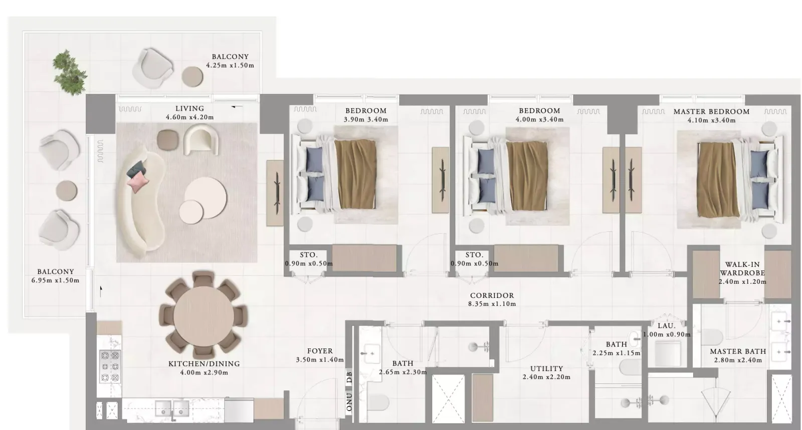 Floor plan for Type 4