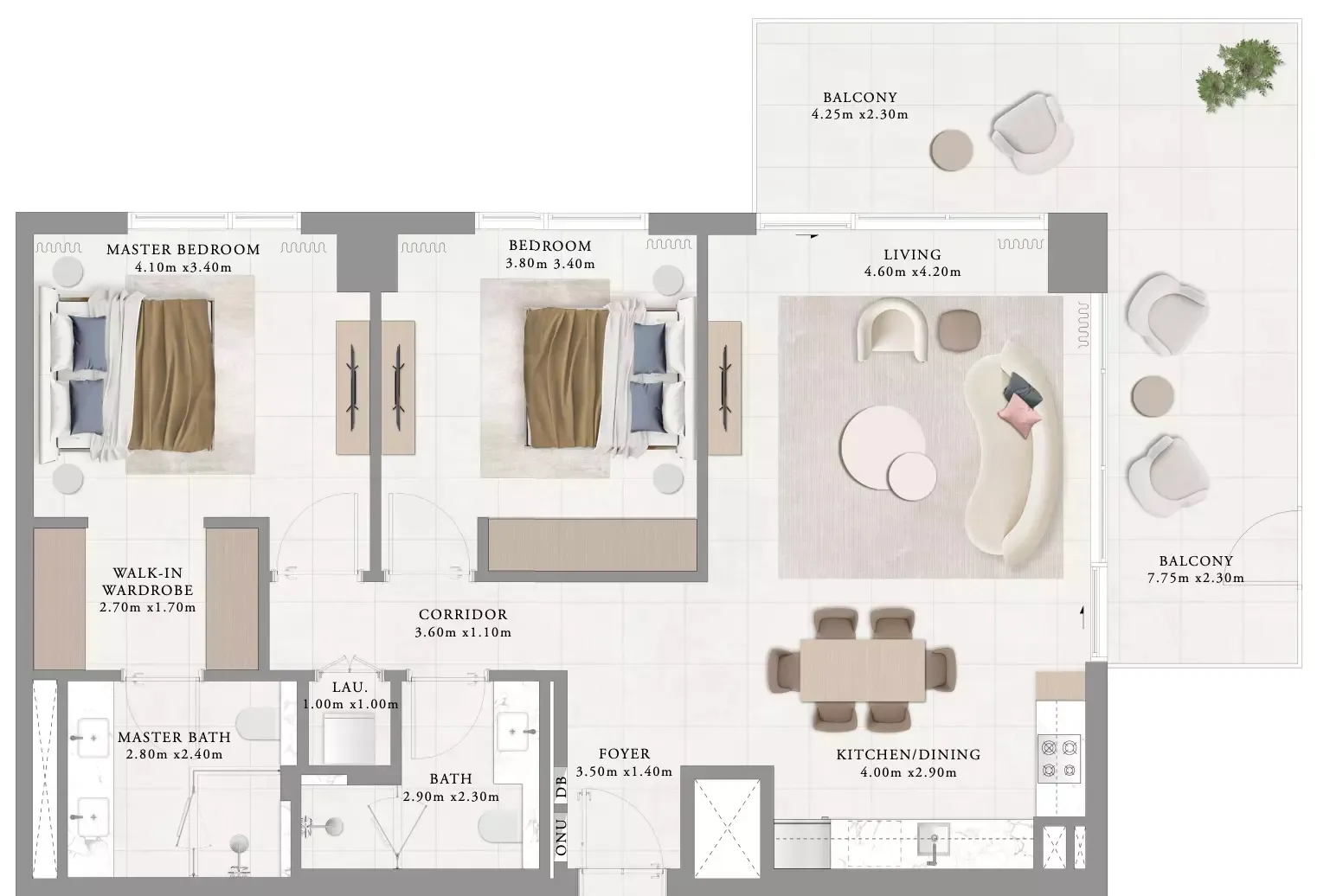 Floor plan for Type 6