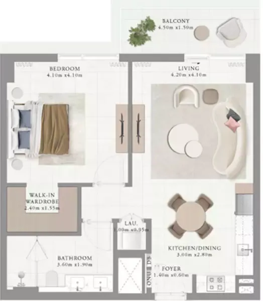 Floor plan for Type 8